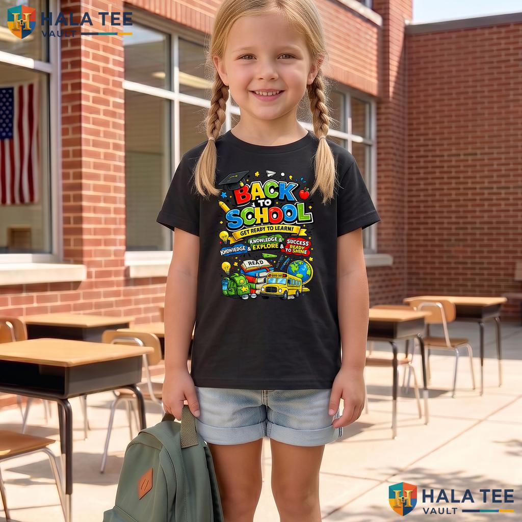 Back To School Supplies Shirt First Day Student Teacher Classroom Top Adult