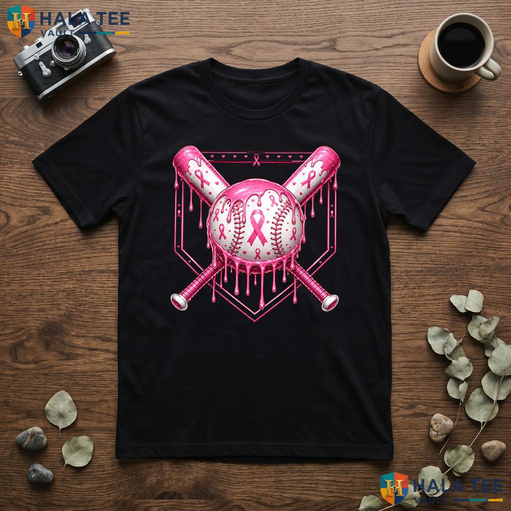 Baseball Girls Kid Boys T-Shirt Breast Cancer Awareness We Wear Pink Adult