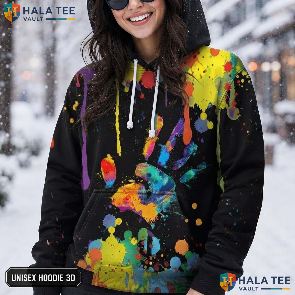 Black Graphic AOP Hoodie Mens Womens Novelty Pullover Realistic Sweatshirt