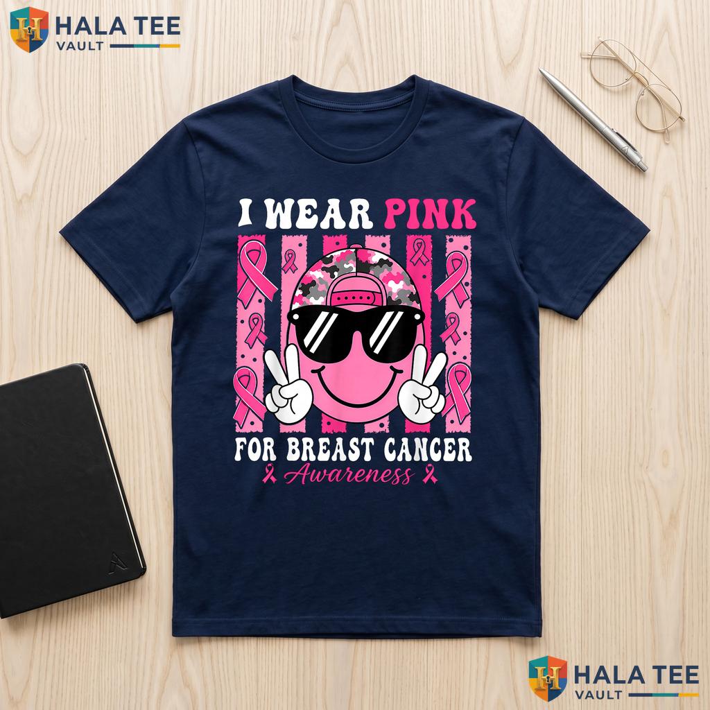 Boys Breast Cancer Pink T-Shirt Ribbon Halloween Kids Awareness Top Adult