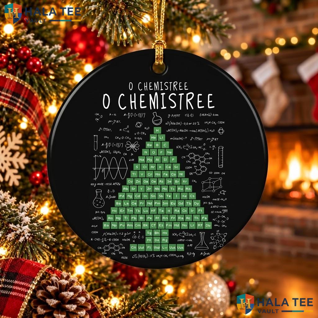 Chemistree Periodic Table Christmas Ornament Funny Science Holiday