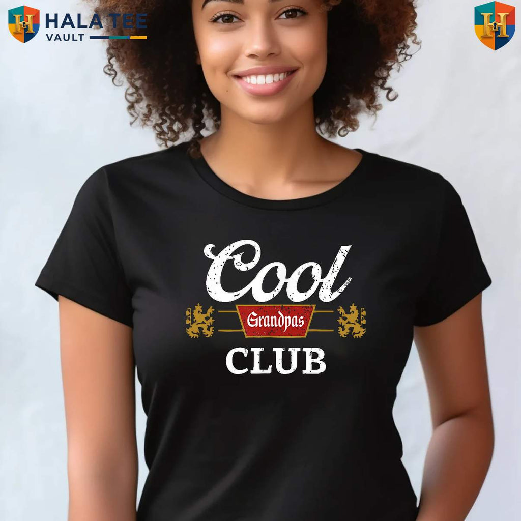 Cool Grandpas Fathers Day Tee Shirt 2026 Mens Club Grandpa Gift Fan Apparel Gear