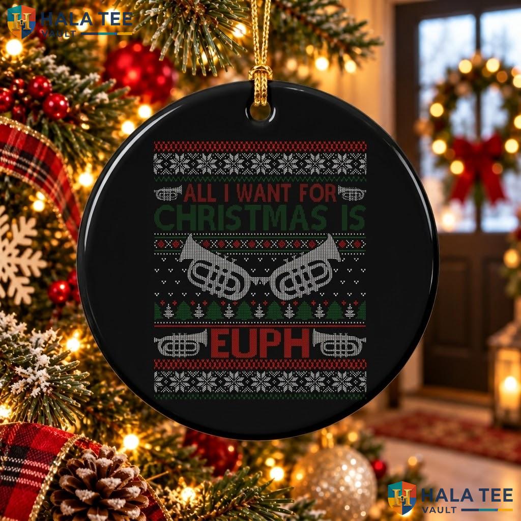 Euphonium Music Christmas Ornament Funny Instrument Holiday Decor Gift