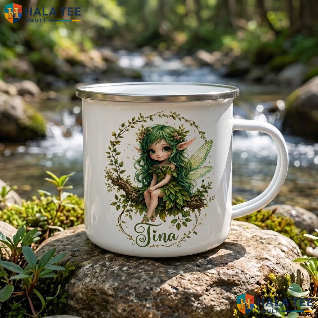 Fairy Fantasy Halloween Mug Custom Cute Wizard Hat Ceramic Coffee Accent Mug