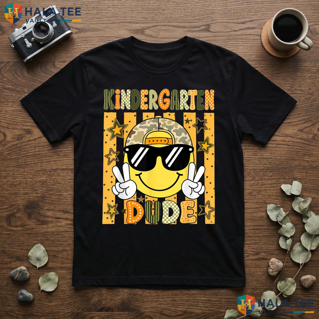 First Day Kindergarten Boys Shirt Kids Back To School Graphic Apparel