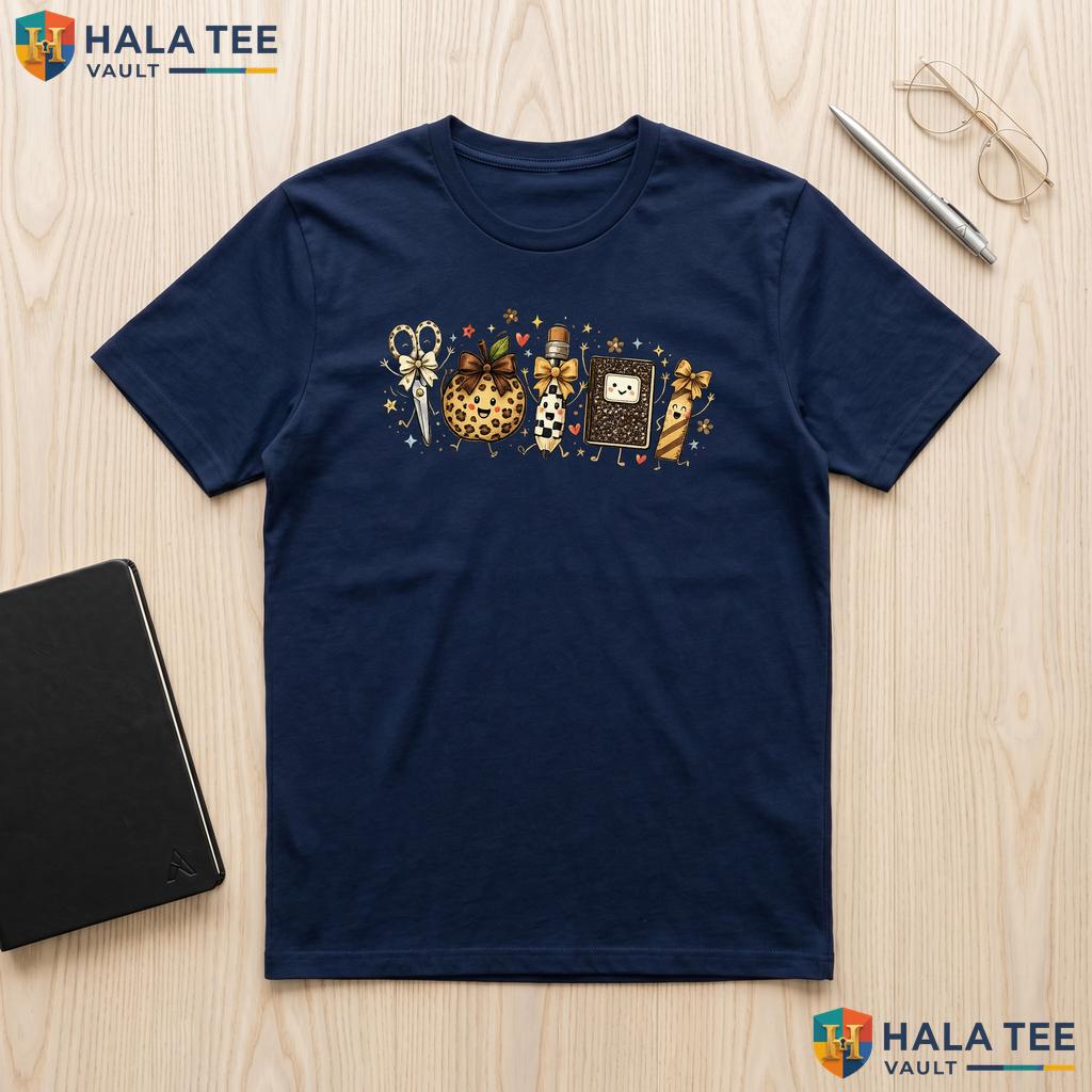 Good Day For Learning Leopard Shirt Teacher Life Be Kind Graphic Apparel Adult