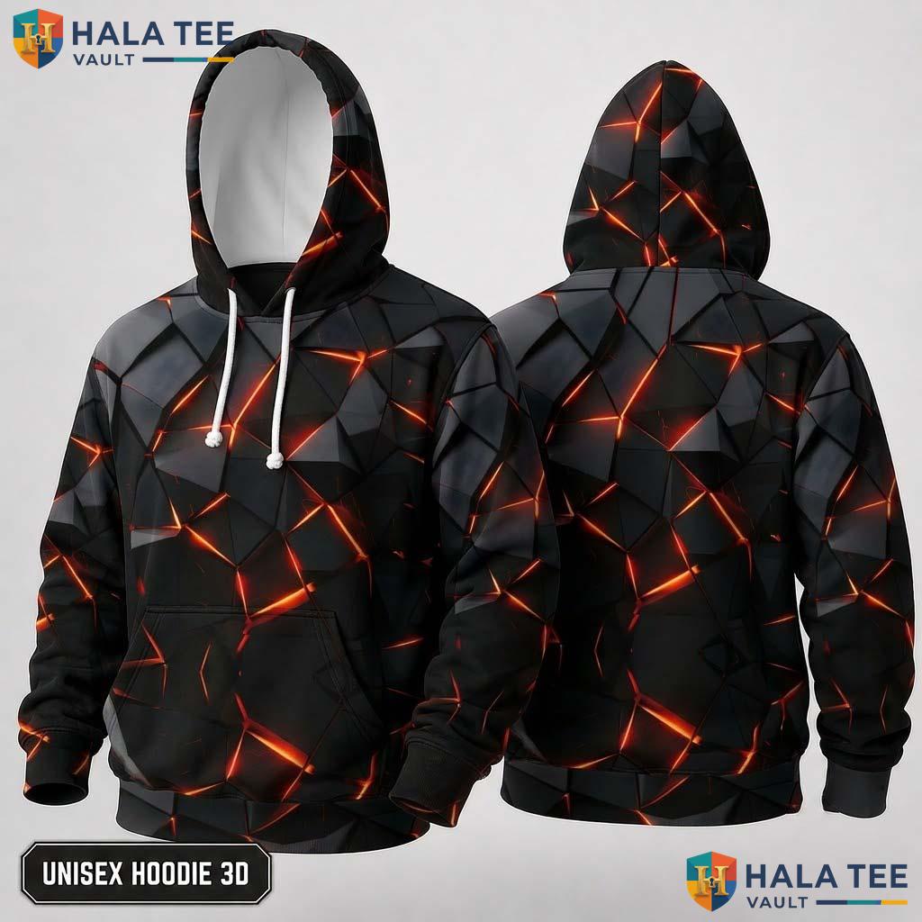 Lava Cubes Kids Galaxy Hoodie Novelty 3D Printed Pullover Boy Girl Top
