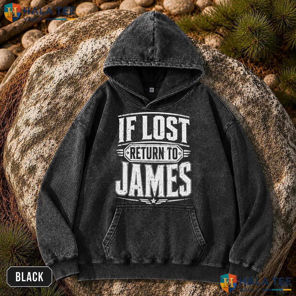 Lost Return James Washed T-Shirt Funny Couple Matching Graphic Apparel Streetwear Wash T-Shirt