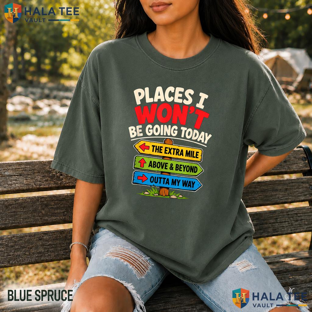 Nope Not Today Sarcastic Comfort Colors Shirt Funny Introvert Quote Top