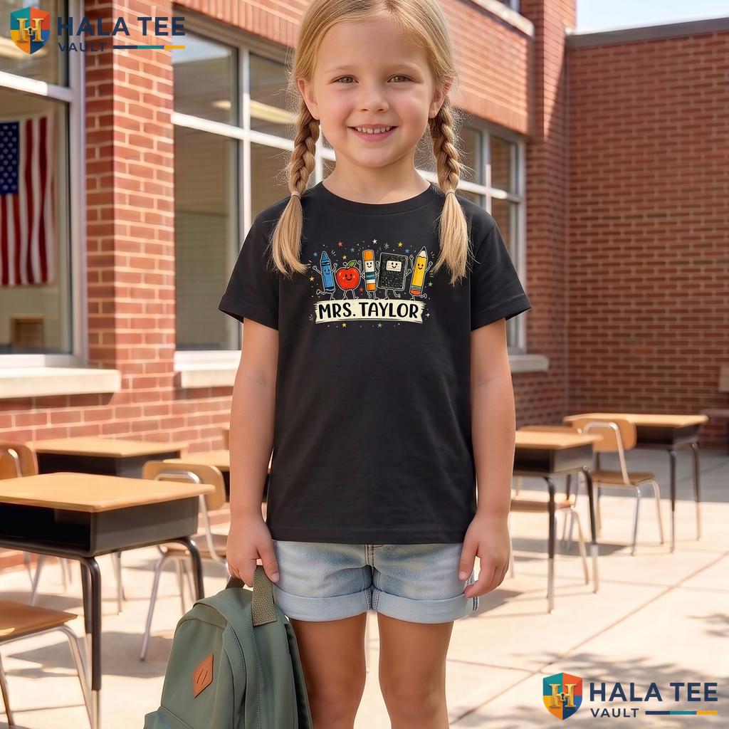 Personalized Teacher Name Shirt First Day Of School Classroom Team Apparel Adult