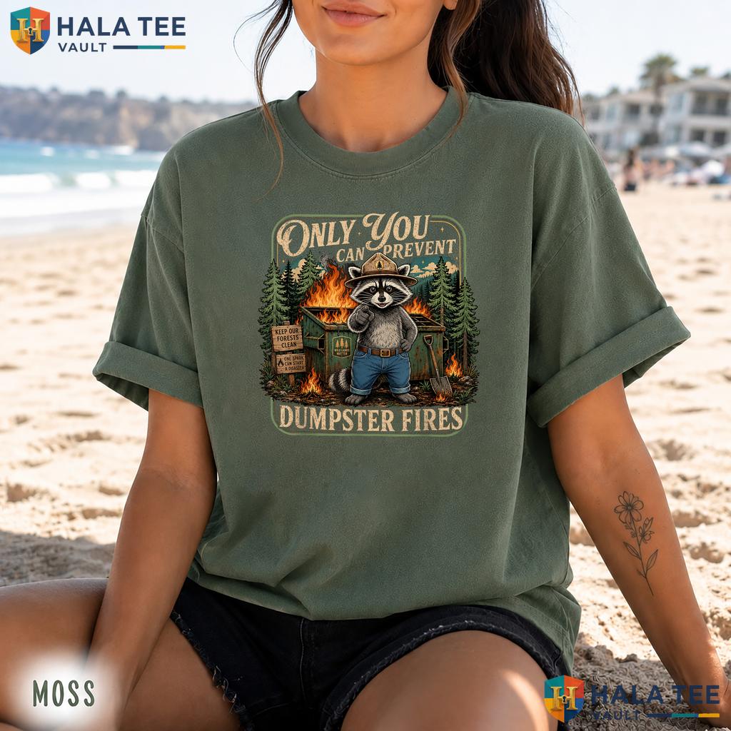 Prevent Dumpster Fires Retro Style T-Shirt Sarcastic Office Meme Apparel
