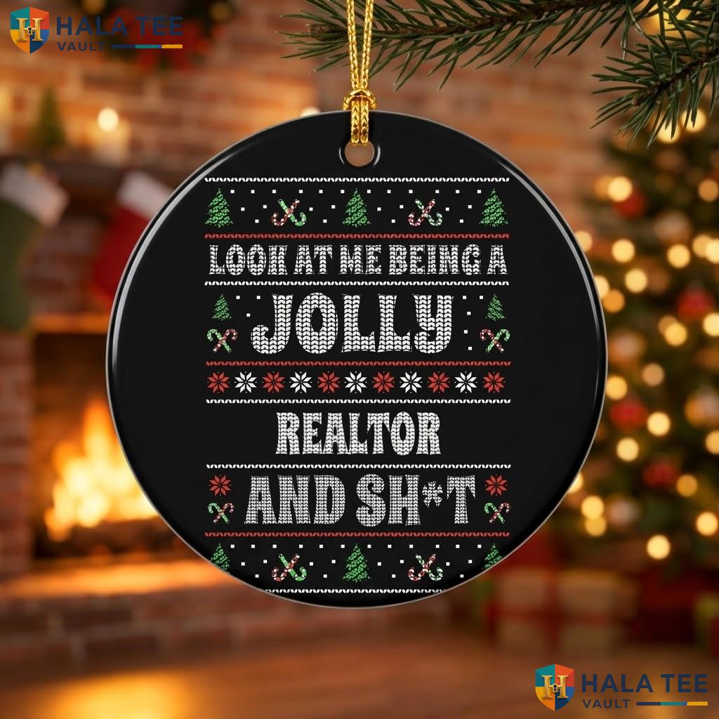 Realtor Real Estate Christmas Ornament Funny Xmas Themed Holiday Gift