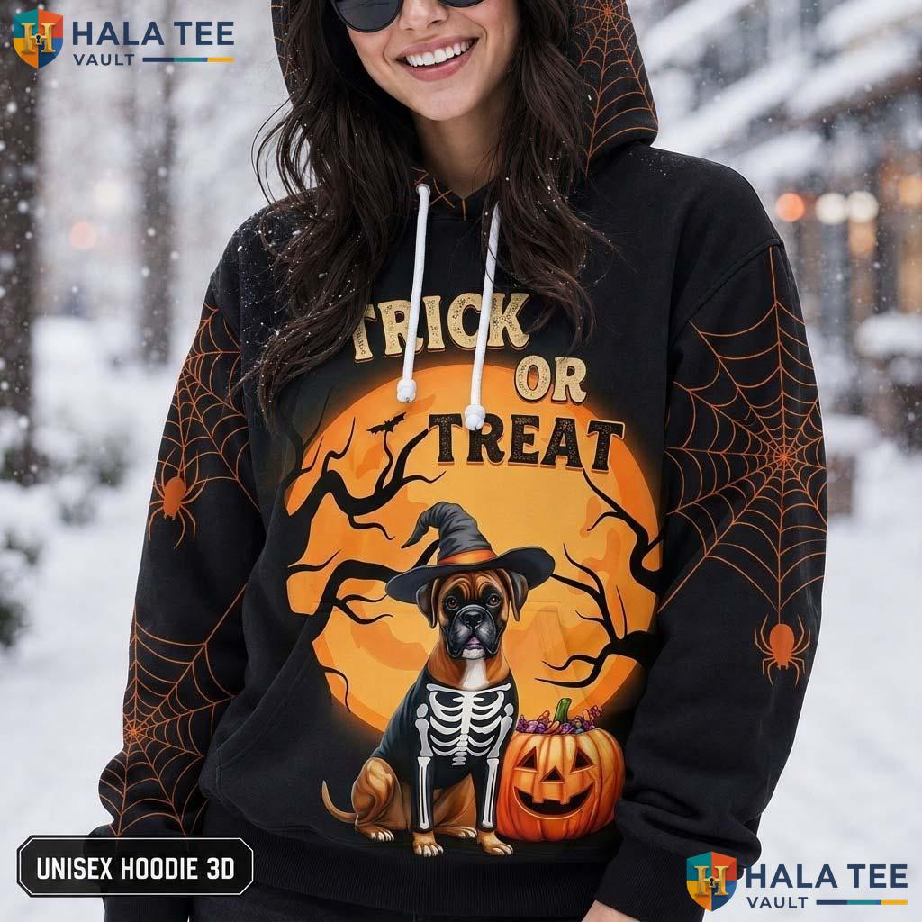 Rottweiler Skeleton Dog 3D Printed Hoodie Cool Trick Or Treat Pumpkin Apparel