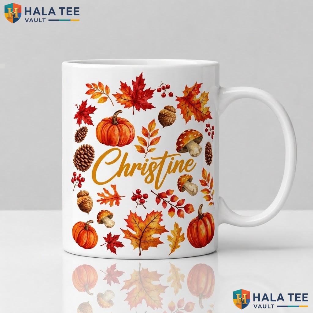 Scary Pattern Halloween Cup Custom Spooky Tree Decorative Ceramic Mug