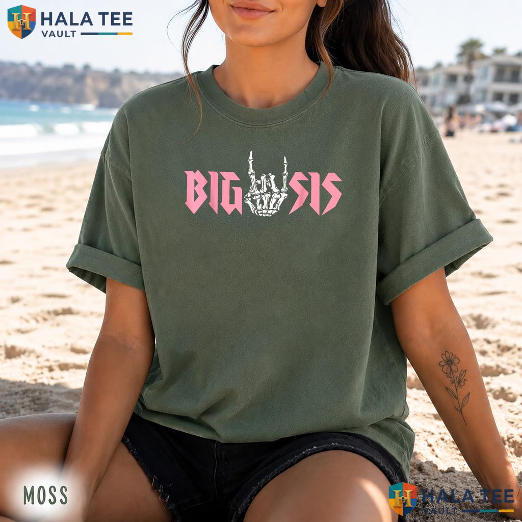 Sister Bad Two The Bone Retro Style T-Shirt 2nd Birthday Party Apparel