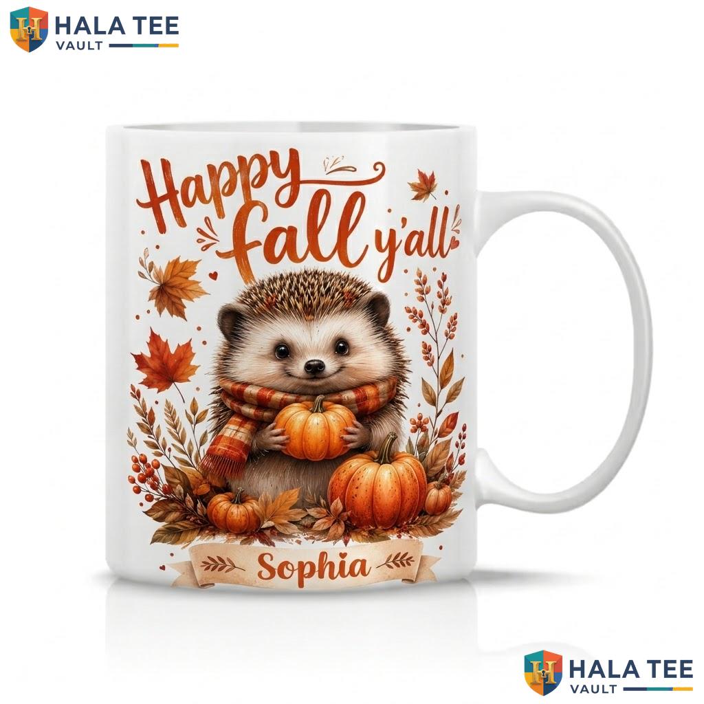 Spooky Boo Halloween Ceramic Mug Personalized Cute Trick Or Treat Coffee Cup