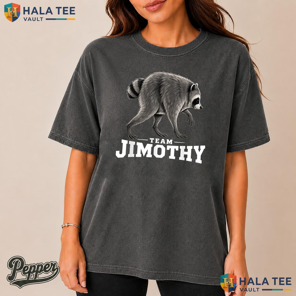 Viral Jimothy Raccoon Comfort Colors Shirt Funny Trash Panda Meme Apparel