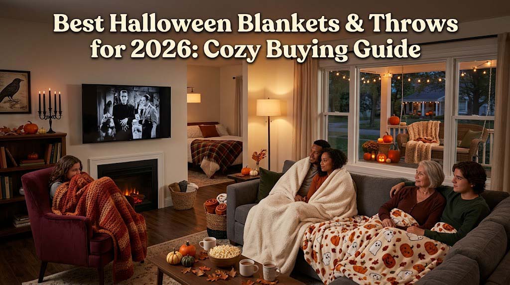 Best Halloween Blankets & Throws for 2026: Cozy Buying Guide