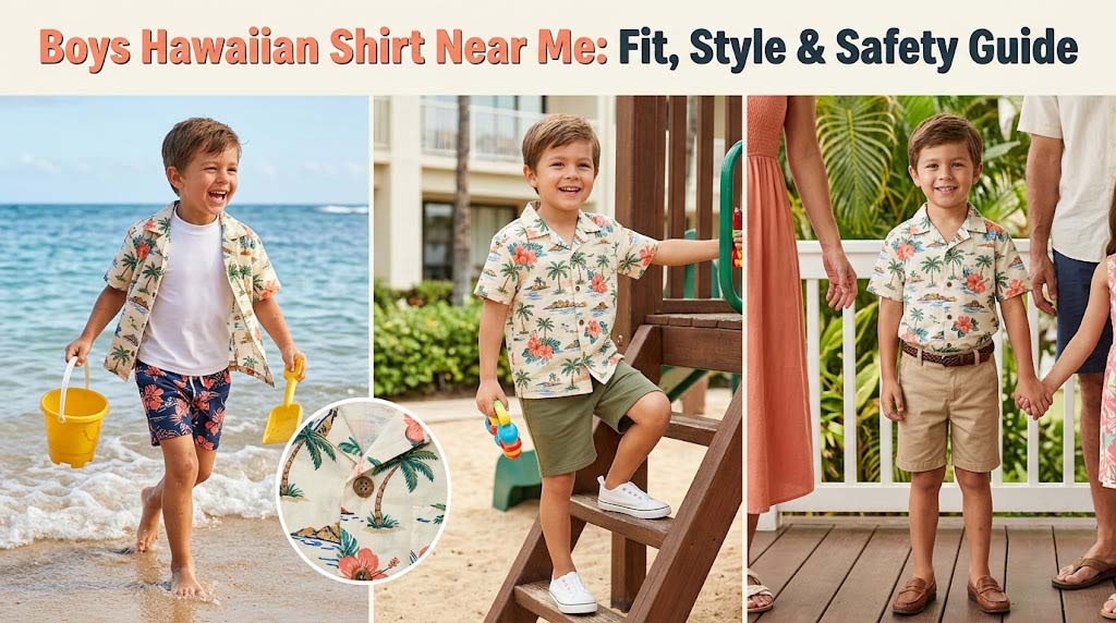 Boys Hawaiian Shirt Styles: Adorable Kids & Toddler Fits