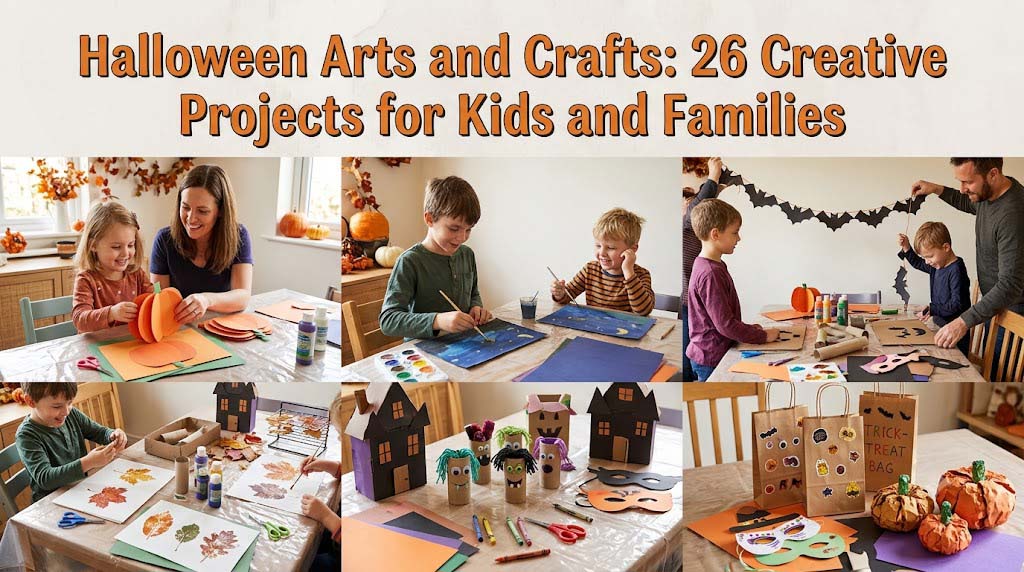 Halloween Arts and Crafts: 26 Creative Projects for Kids and Families