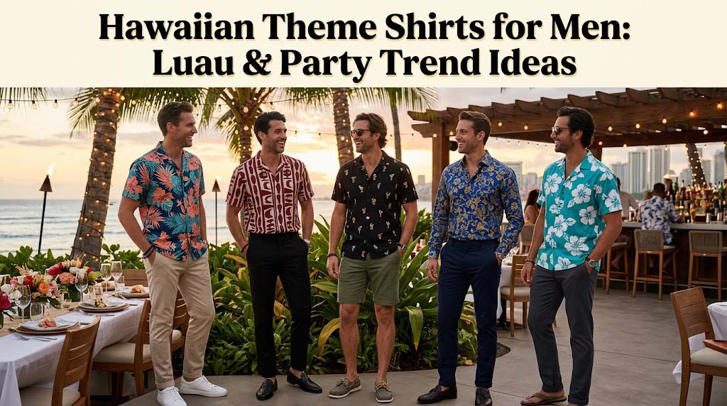 Hawaiian Theme Shirts for Men: Luau & Party Trend Ideas