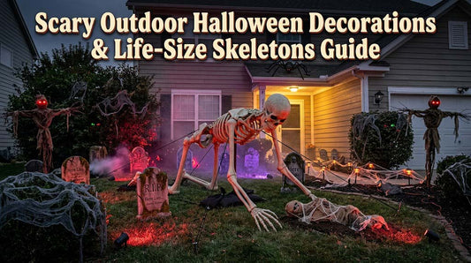 Scary Outdoor Halloween Decorations & Life-Size Skeletons Guide