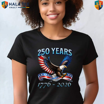 1776 Fourth July Patriotic Tee Shirt American 250th Anniversary 2026 Apparel