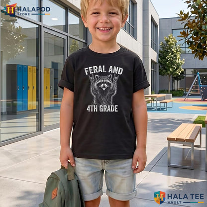 4th Grade School Squad Shirt Boys Girls Back To School First Day Apparel Adult