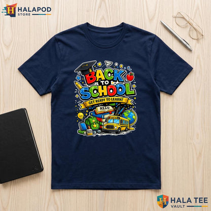 Back To School Supplies Shirt Teacher Student Welcome First Day Apparel