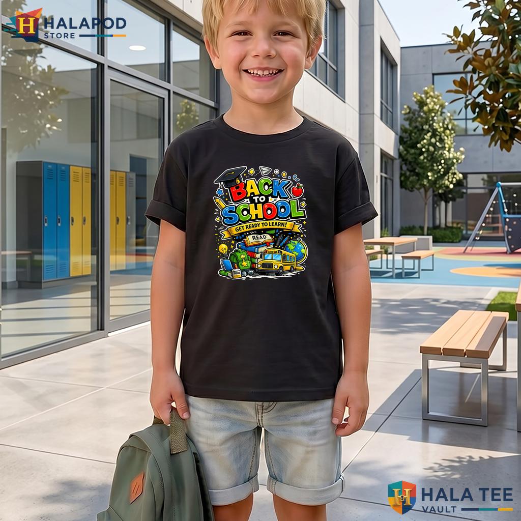 Back To School Supplies Shirt Teacher Student Welcome First Day Apparel Adult