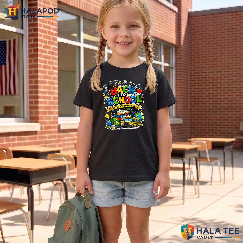 Back To School Supplies Shirt Teacher Student Welcome First Day Apparel Adult