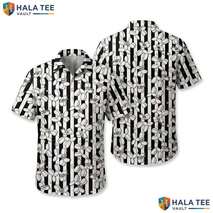 Balloon Dog Farm Life Hawaiian Shirt Mens Aloha Button Down Summer Top