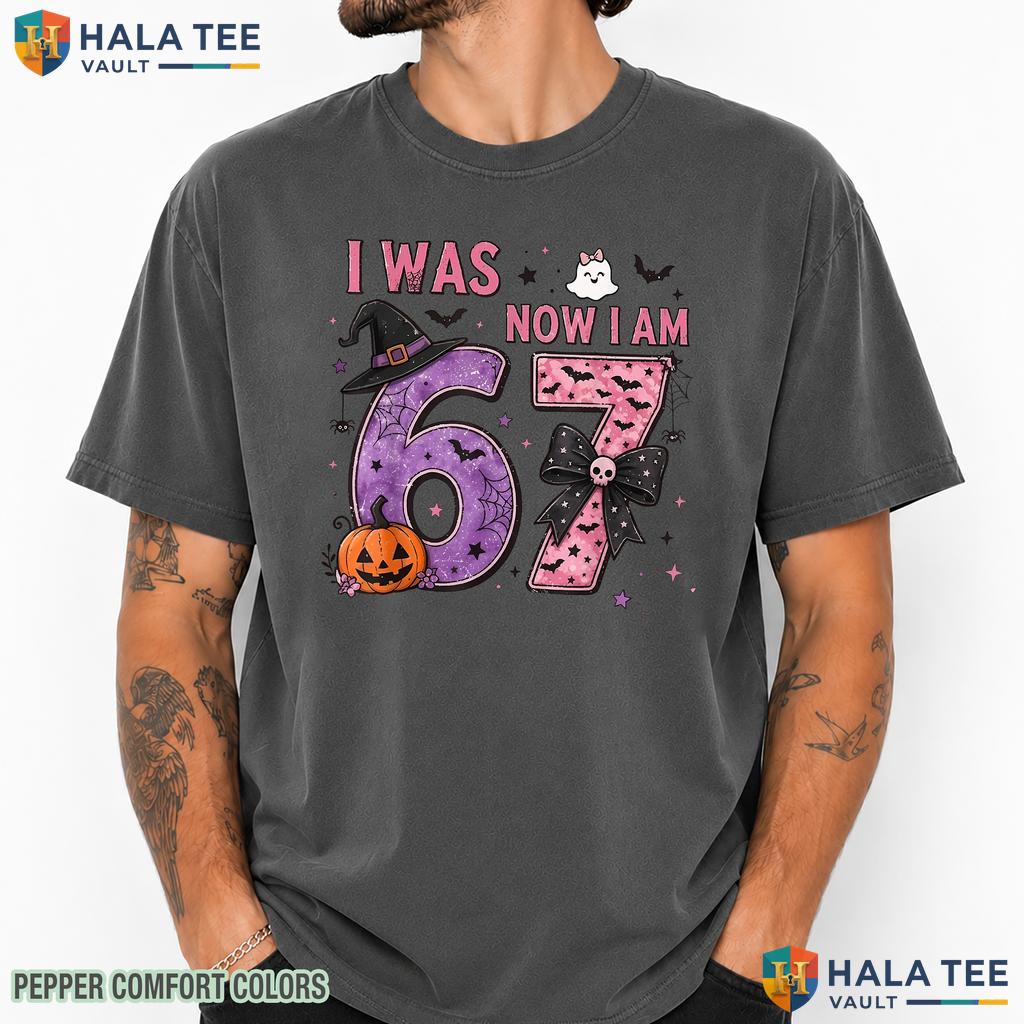 Birthday Number Seven Girls Comfort Colors T-Shirt Halloween Apparel