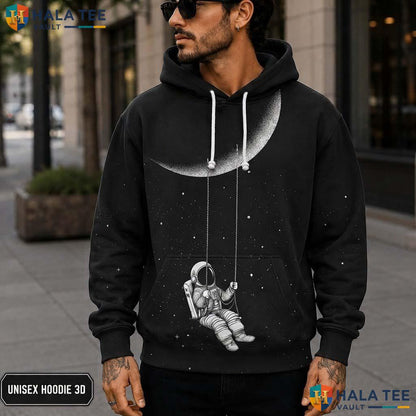 Black Astronaut Skull Hoodie Men Women 3D Graphic Novelty Pullover Top 3D Printed Hoodie