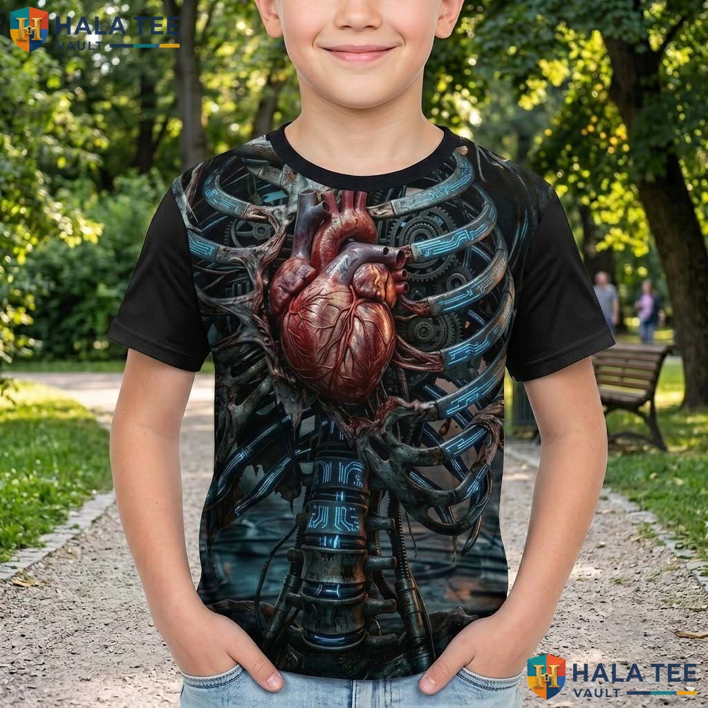 Black Novelty Costume 3D T-Shirt Mens Funny Halloween Cosplay Top