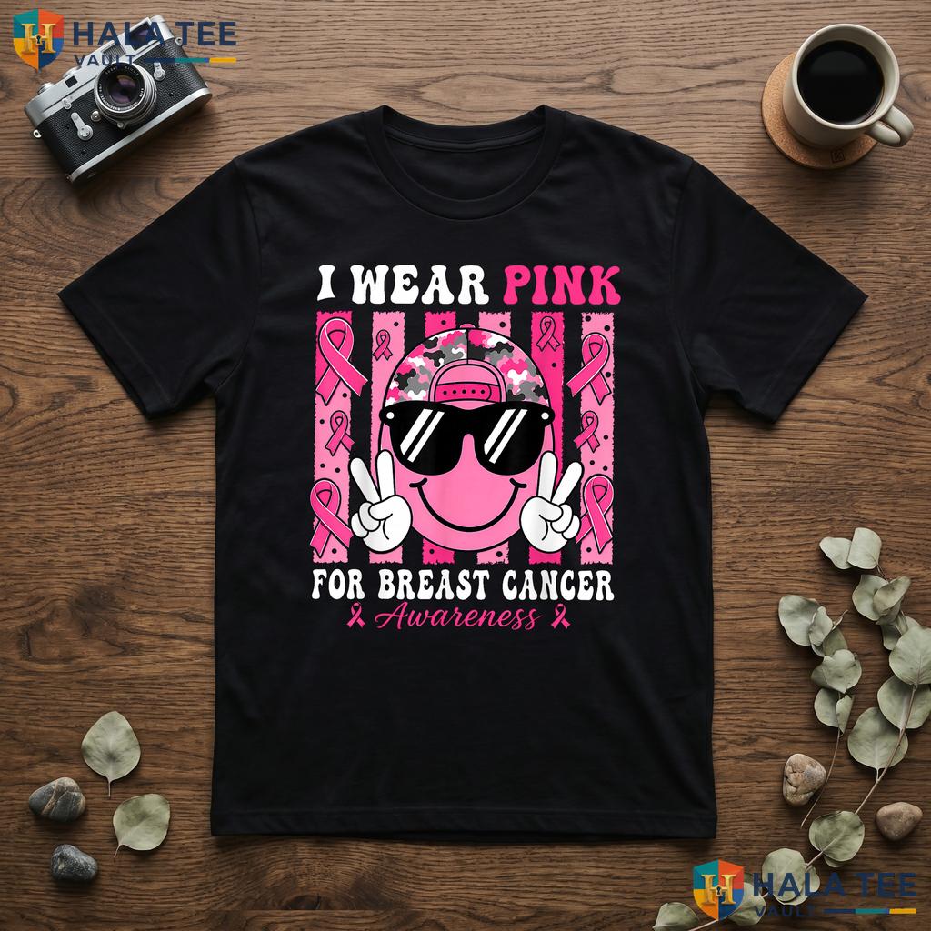 Boys Breast Cancer Pink T-Shirt Ribbon Halloween Kids Awareness Top Adult