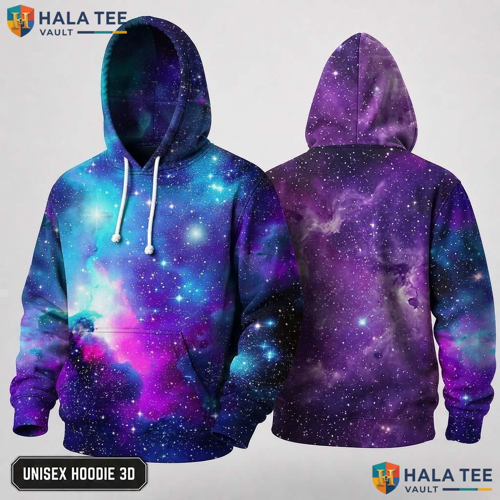 Classic Galaxy 3D Hoodie Warm Thick Hooded Sweatshirt Boys Girls Apparel