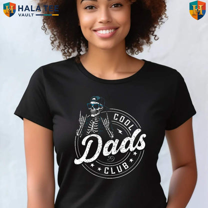 Cool Dads Club Skeleton Shirt 2026 Fathers Day Funny Men Apparel Fan Gift