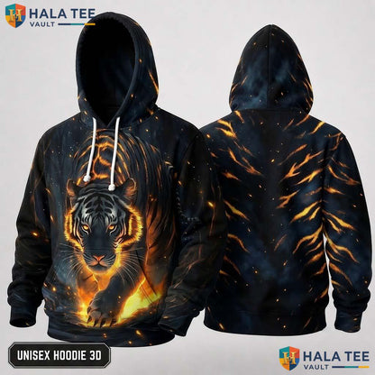 Cool Tiger Skull 3D Hoodie Men Women Graphic Novelty Pullover Apparel