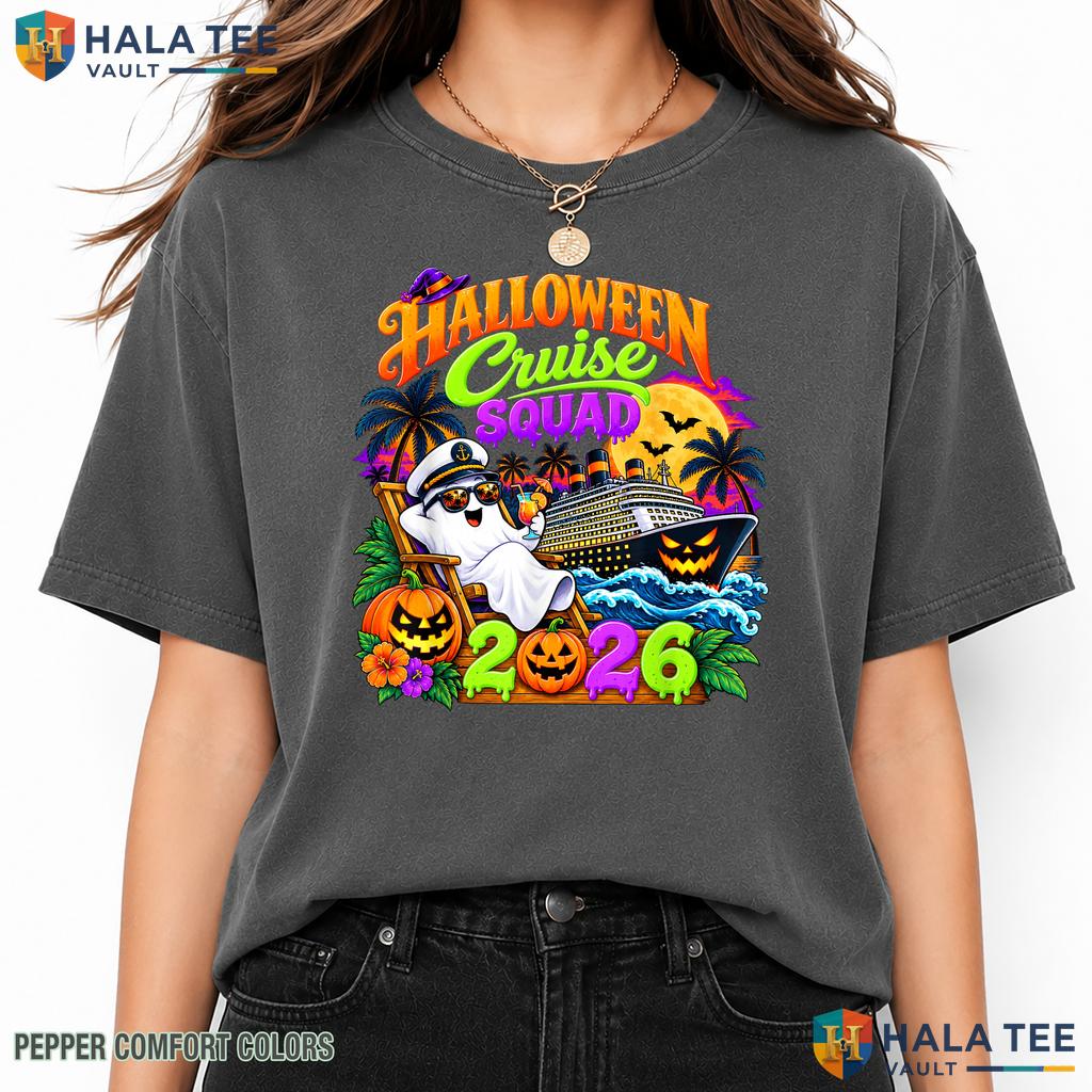 Cruise Squad Family Matching Garment-Dyed T-Shirt Halloween Crew