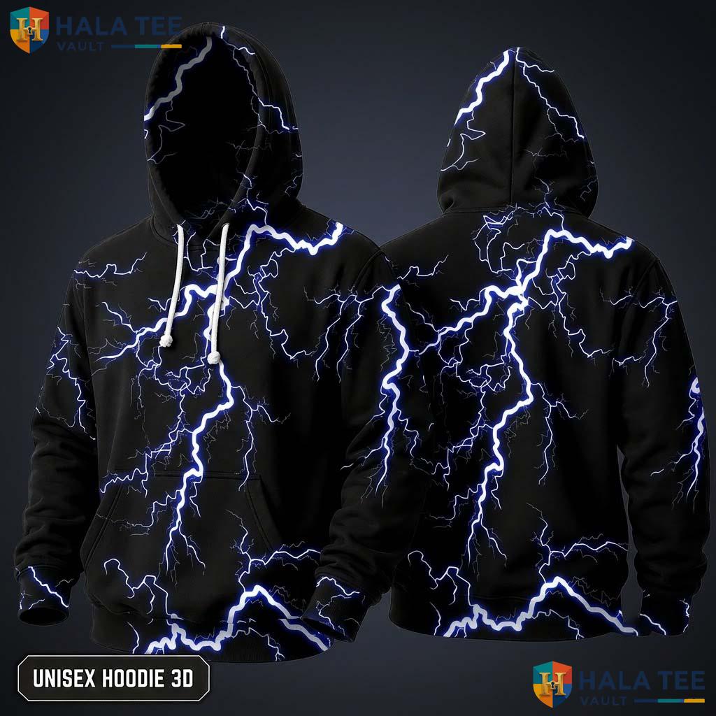 Dark Black Realistic Hoodie Men Women 3D Graphic Novelty Pullover Top