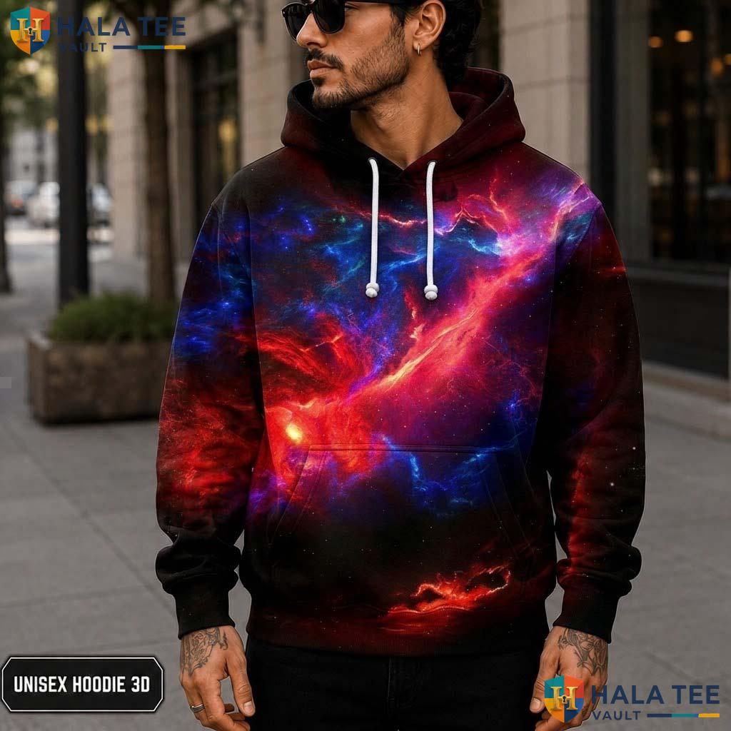 Dark Space Realistic Hoodie Men Women 3D Graphic Novelty Pullover Top 3D Printed Hoodie
