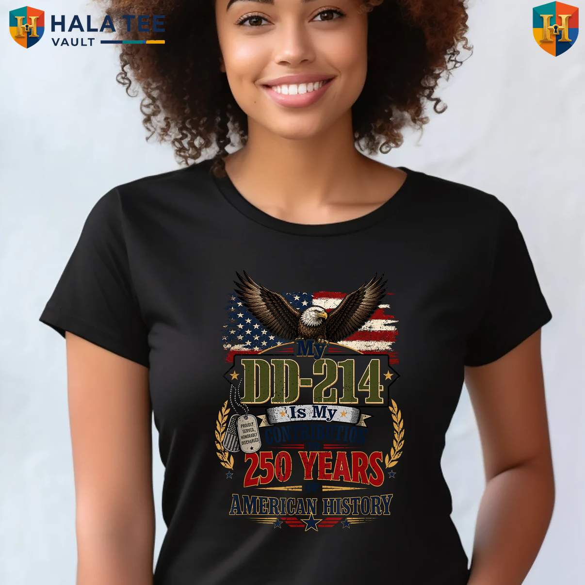 DD214 Is My Contribution Tee Shirt US Veteran 250 Years Anniversary Apparel