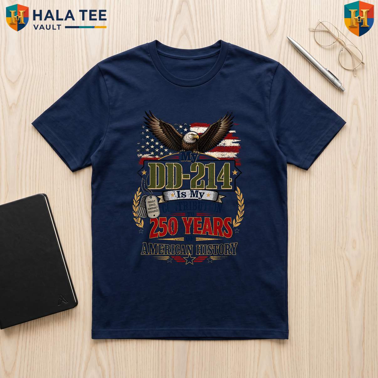 DD214 Is My Contribution TShirt US Veteran 250 Years Anniversary Apparel