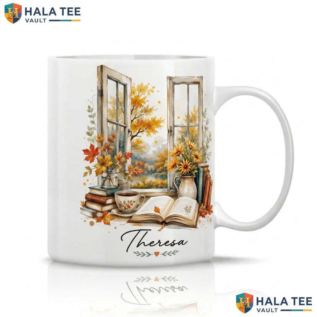 Eerie Autumn View Halloween Cup Personalized Spooky Decorative Ceramic Mug