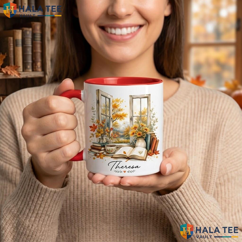 Eerie Autumn View Halloween Camping Mug Personalized Spooky Decorative Ceramic Mug