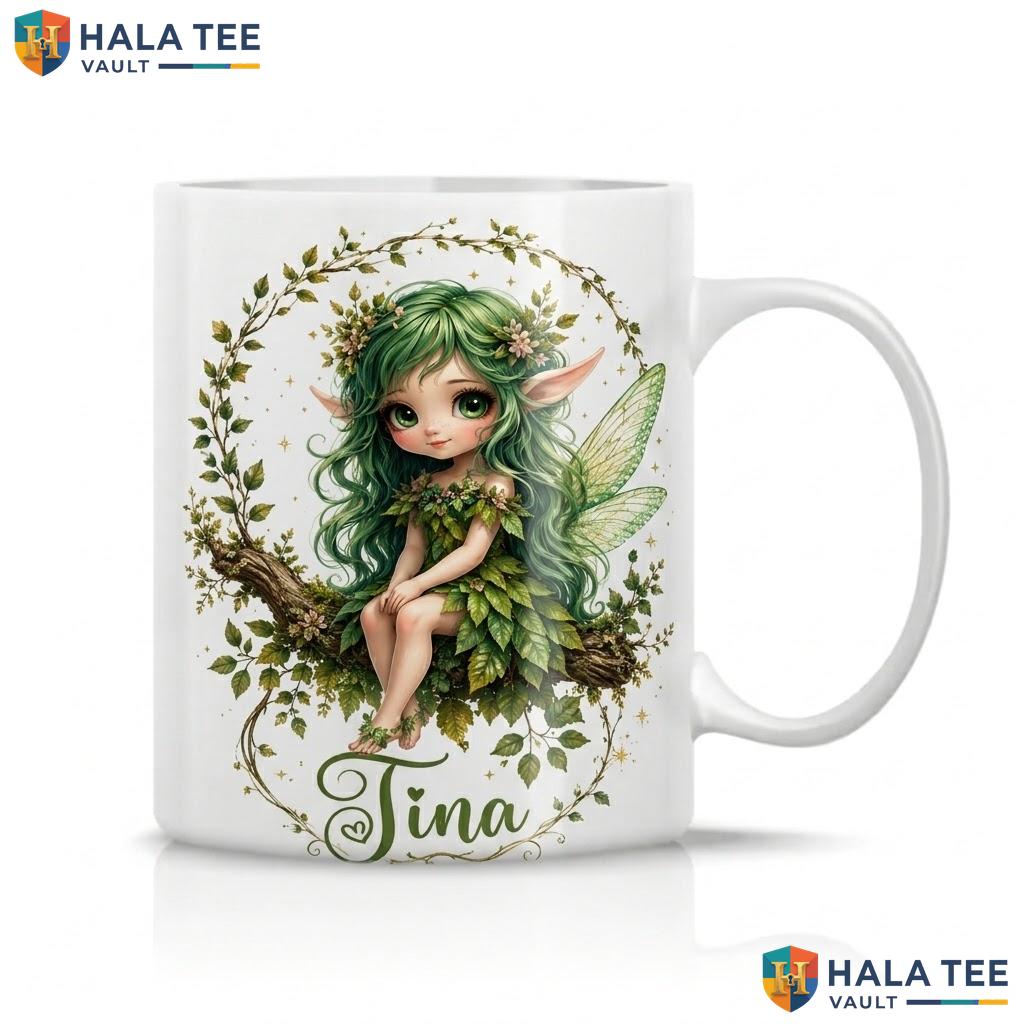 Fairy Fantasy Halloween Mug Custom Cute Wizard Hat Ceramic Coffee Cup