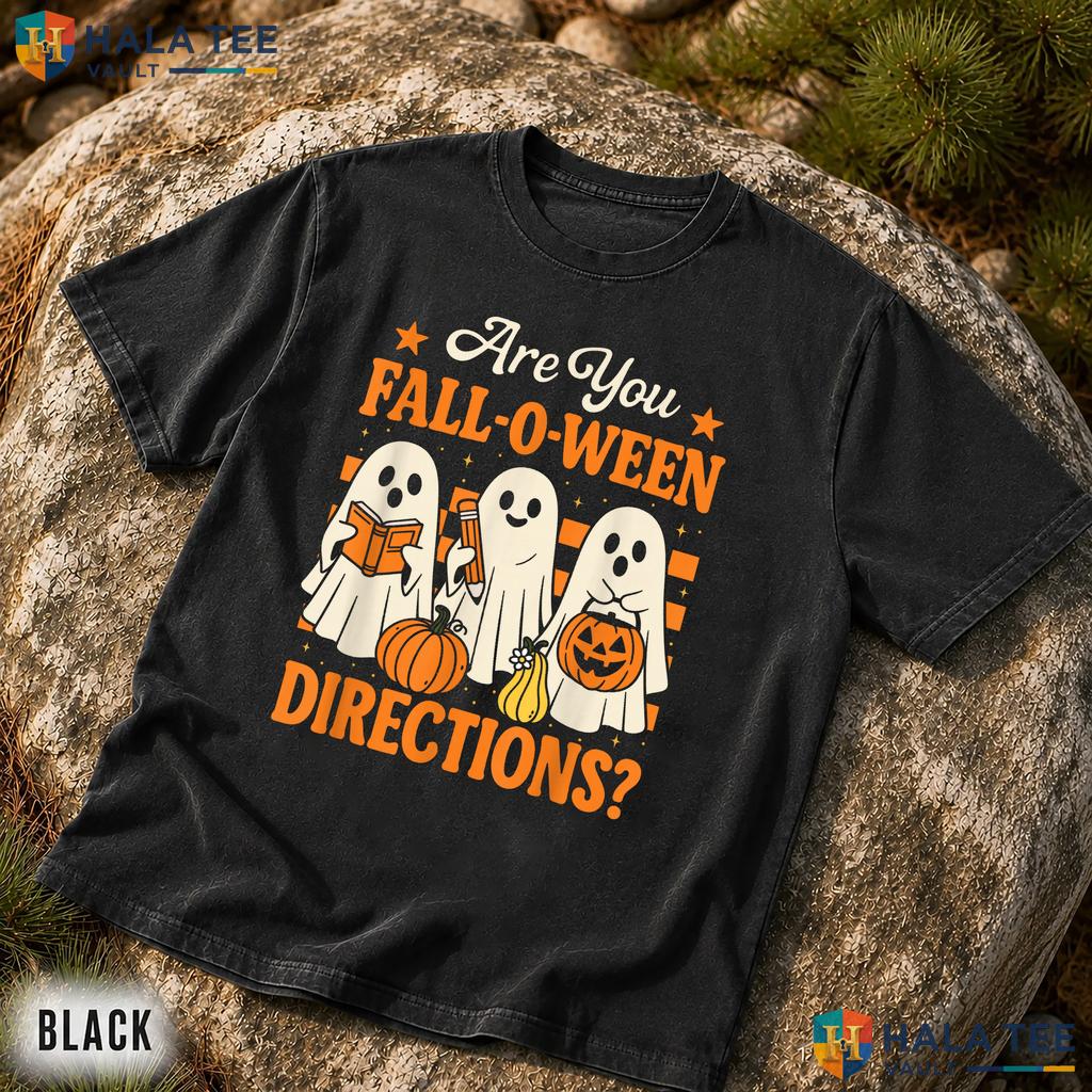 Fall O Ween Teacher Ghost Comfort Colors Shirt Funny Halloween Top