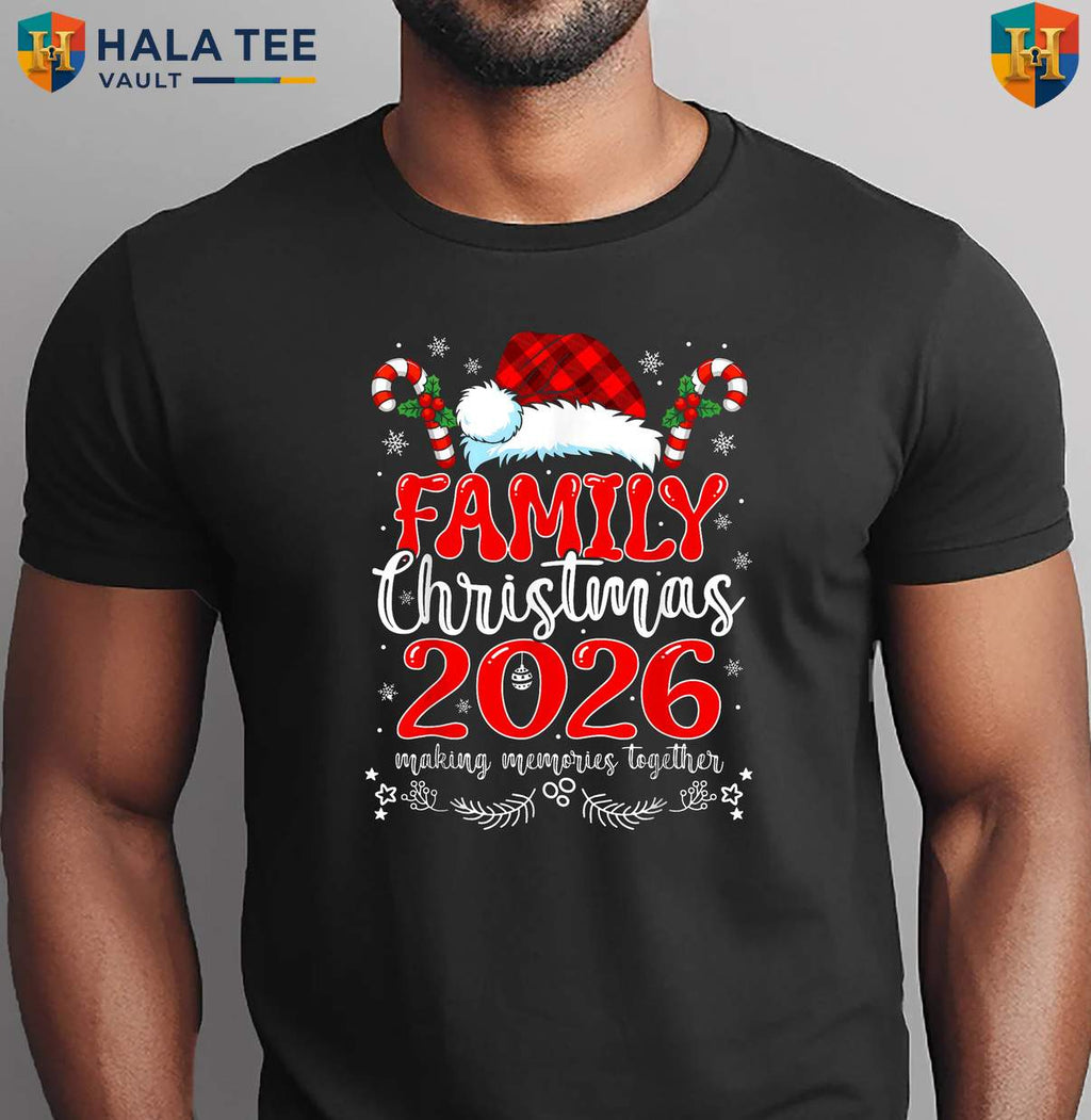 Family Christmas 2026 Pajama Shirt Funny Xmas Squad Matching Holiday Outfit