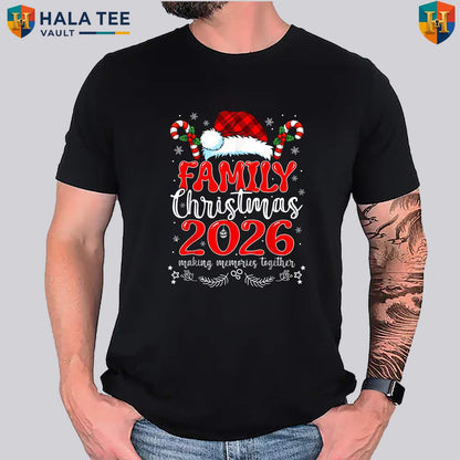 Family Christmas 2026 Pajama T-Shirt Funny Xmas Squad Matching Holiday Outfit